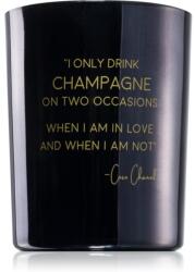 My Flame Lifestyle Warm Cashmere I Only Drink Champagne On Two Occasions lumânare parfumată 10x12 cm