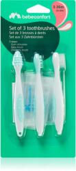 Bebeconfort Set of 3 Toothbrushes periuta de dinti pentru copii 3-36 m 3 buc