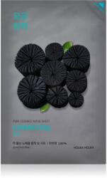 Holika Holika Pure Essence Charcoal mască textilă purificatoare, cu cărbune activ 23 ml