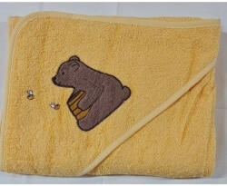 Kreis Design Prosop cu capison bear galben, 100x100 cm , 100% bumbac Kreis design (4470230_bear)