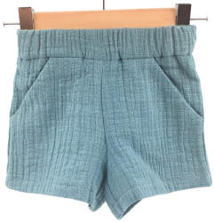 Too Pantaloni scurti de vara pentru copii, din muselina, Cold Ice, 3-4 ani (PSVCM34COLDICE)