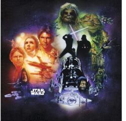 Komar Fototapet vlies DX5-044 Disney Edition 4 Star Wars Classic Poster Collage 250x250 cm (DX5-044)