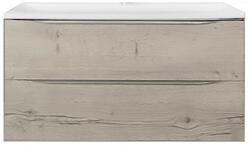 Kolpa San Set mobilier suspendat si lavoar Kolpasan, Tara, 91 cm, craft wood (547530) - e-baie