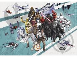 Komar Fototapet vlies DX8-073 Disney Edition 4 Star Wars Cartoon Collage Wide 400x280 cm (DX8-073)