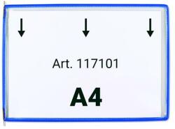 DJOIS Bemutatótábla A4, fekvő, felül nyitott, DJOIS, kék (TF117101) - papirdepo