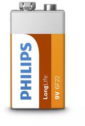 Philips Baterie longlife 9V blister 1 buc Philips (PH-6F22L1F/10) - electrostate Baterii de unica folosinta