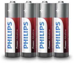 Philips Baterie LR6 tip AA Power Alkaline blister 4 buc Philips (PH-LR6P4F/10) Baterii de unica folosinta