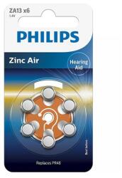 Philips Baterie auditiva Zinc Air blister 6 buc Philips (PH-ZA13B6A/00)