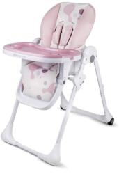 KinderKraft Столче за хранене Yummy, Розово, Регулируем, с двойна масичка (NEW022257)