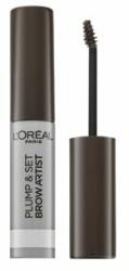 L'Oréal Brow Artist Plump & Set - 108 Dark Brunette gel pentru sprancene 4, 9 ml - brasty