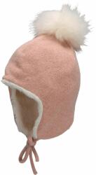 Sterntaler Pălărie de iarnă pentru copii cu pompon Sterntaler - Fetiță, 55 cm, 4-6 ani, roz (4412232-749)