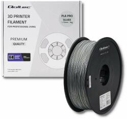 Qoltec 50673 Professional Filament PLA PRO 1.75mm 1 kg - Ezüst (50673)