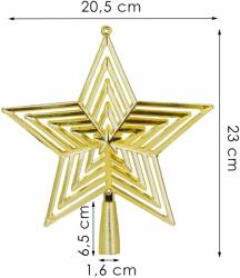 SPRINGOS dekoráció Karácsonyi csillag 21 x 23 cm (CA1277)