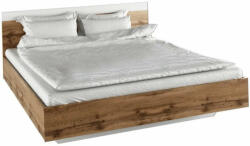  Dupla ágy, 180x200, tölgy wotan/fehér, GABRIELA (0000209918)