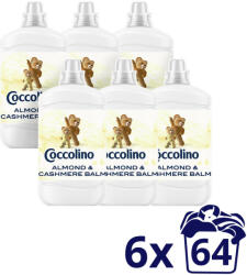 Coccolino Sensitive Almond öblítőkoncentrátum 6x1600 ml (384 mosás)