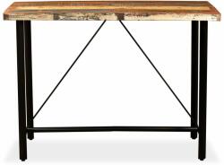 vidaXL Tömör újrahasznosított fa bárasztal 150 x 70 x 107 cm (245441) - pepita
