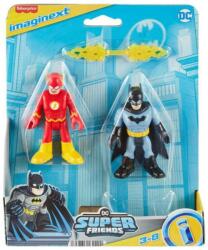 Imaginext Set 2 figurine, Imaginext, DC Super Friends, Batman si Flash, HML08 Figurina