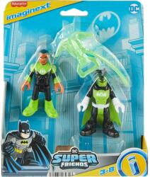 Imaginext Set 2 figurine, Imaginext, DC Super Friends, Batman si Green Lantern, HML10