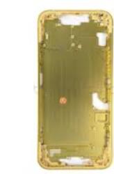 Apple iPhone 14 (A2882, A2881, A2884, A2883) EU verzió középső keret és oldalgombok, sim kártya tartó tálcával, sárga OEM