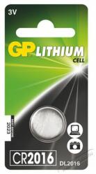 GP Batteries GP CR2016 lítium gombelem 1db/bliszter