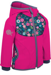 Unuo fleece vzor gyerek softshell kabát Gyerek 74-80 / rózsaszín