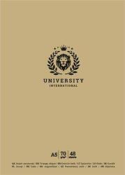 Shkolyaryk Publishing House "University International" vegyes mintás A5 48 lapos k (SB485210K)