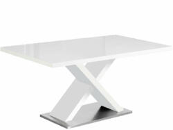  Étkezőasztal, fehér magasfényű HG, 160x90 cm, FARNEL (0000242918)