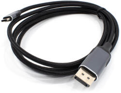 Thunder Germany CDP-64, [USB-C -> DisplayPort papa] átalakító (4K@60Hz) - 1, 8m - mkaudio