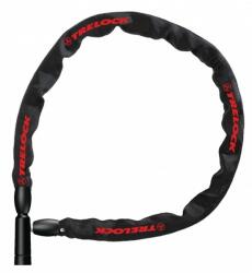 TRELOCK BC 115 integrált, kulcsos láncos zár, 60 cm x 4 mm, fekete