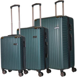 HaChi Memphis zöld 4 kerekű 3 részes bőrönd szett (Memphis-szett-zold)