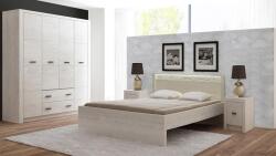  Hálószoba garnitúra Serfeno 120 (Kézműves fehér)