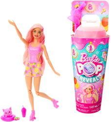 Mattel Barbie: Slime Reveal - Eper meglepetés baba gyümölcsös szettben Pink hajjal - Mattel (HNW40/HNW41) - jatekshop