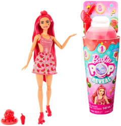 Mattel Barbie: Slime Reveal - Dinnye meglepetés baba gyümölcsös szettben Piros hajjal - Mattel (HNW40/HNW43) - jatekshop