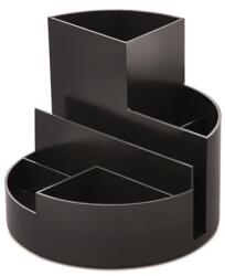MAUL Írószertartó, újrahasznosított, MAUL "Roundbox", fekete (JM4117690ECO) - iroda24