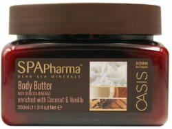 Spa Pharma Testápoló termékek body butter coconut vanilia masło do ciała kokosowo waniliowe 350 ml