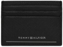 Tommy Hilfiger Etui pentru carduri Tommy Hilfiger Th Saffiano Cc Holder AM0AM11863 Black BDS