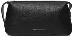 Tommy Hilfiger Geantă pentru cosmetice Tommy Hilfiger Th Central Washbag Pu AM0AM11852 Black BDS