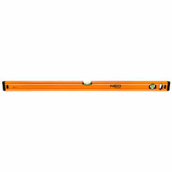 NEO TOOLS vízmérték, 2 libella, 1 mart talp, 80cm (T71-063)