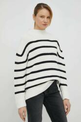 Bruuns Bazaar gyapjúkeverék pulóver könnyű, női, bézs - bézs M