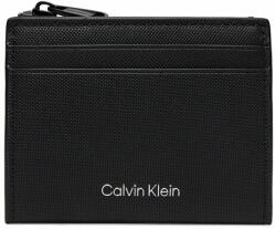 Calvin Klein Etui pentru carduri Calvin Klein Ck Must 10Cc Cardholder W/Zip K50K511282 Negru