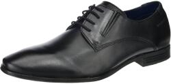 bugatti Pantofi cu șireturi negru, Mărimea 46 - aboutyou - 379,91 RON