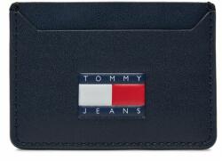 Tommy Jeans Etui pentru carduri Tommy Jeans Tjm Heritage Leather Cc Holder AM0AM12085 Bleumarin