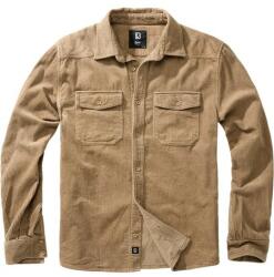 Brandit Corduroy Classic Shirt Long Sleeve camel