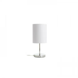 Rendl light studio NYC/RON 15/20 asztali lámpa Polycotton fehér/króm 230V LED E27 7W (R14055) - mobiliamo