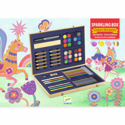 DJECO Kreatív eszközök - Festő és rajz készlet - Sparkling box of colours (9797)