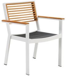 Higold Kerti étkező szék HIGOLD - York Dining Arm Chair White/Black