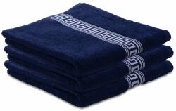  2x prosop GREEK 70x130 cm albastru inchis, 100% bumbac Prosop