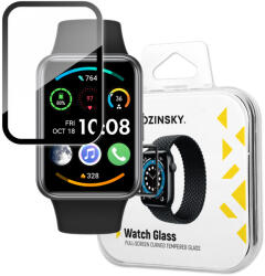 Wozinsky Full Glue Tempered Glass Huawei Watch Fit 2 teljes képernyős fekete kerettel fólia