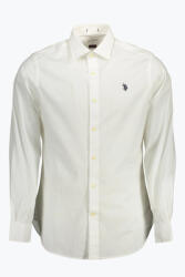 U. S. Polo Assn Camasa barbati cu croiala slim fit si logo alb (64022-XL-WHITE)