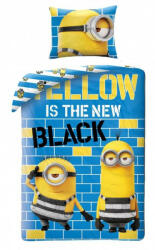  Minions/Minyonok ágyneműhuzat, Yellow is the new Black (0426)